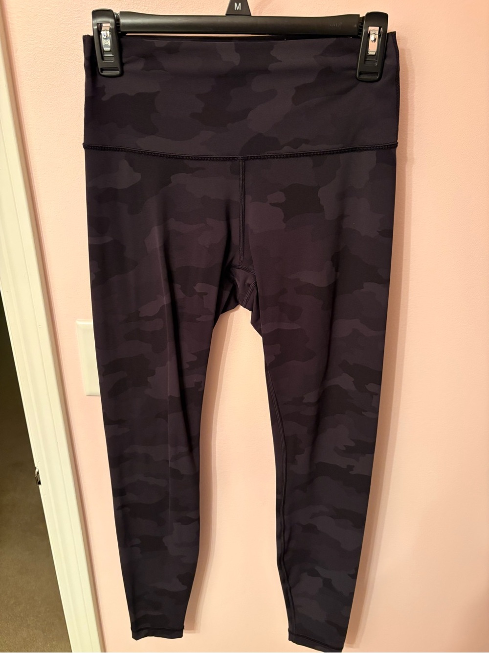 Lululemon Deep Coal Camo Wunder Train Leggings